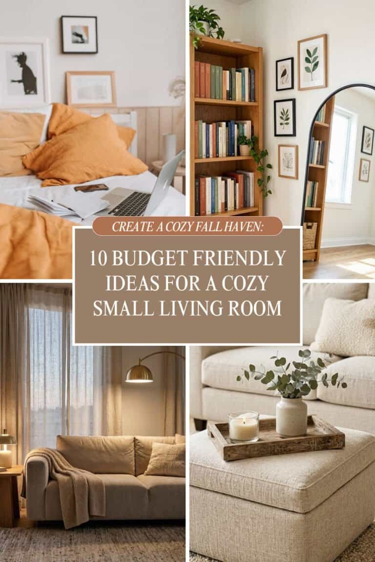 10 Budget Friendly Cozy Living Room Ideas for Small Apartments