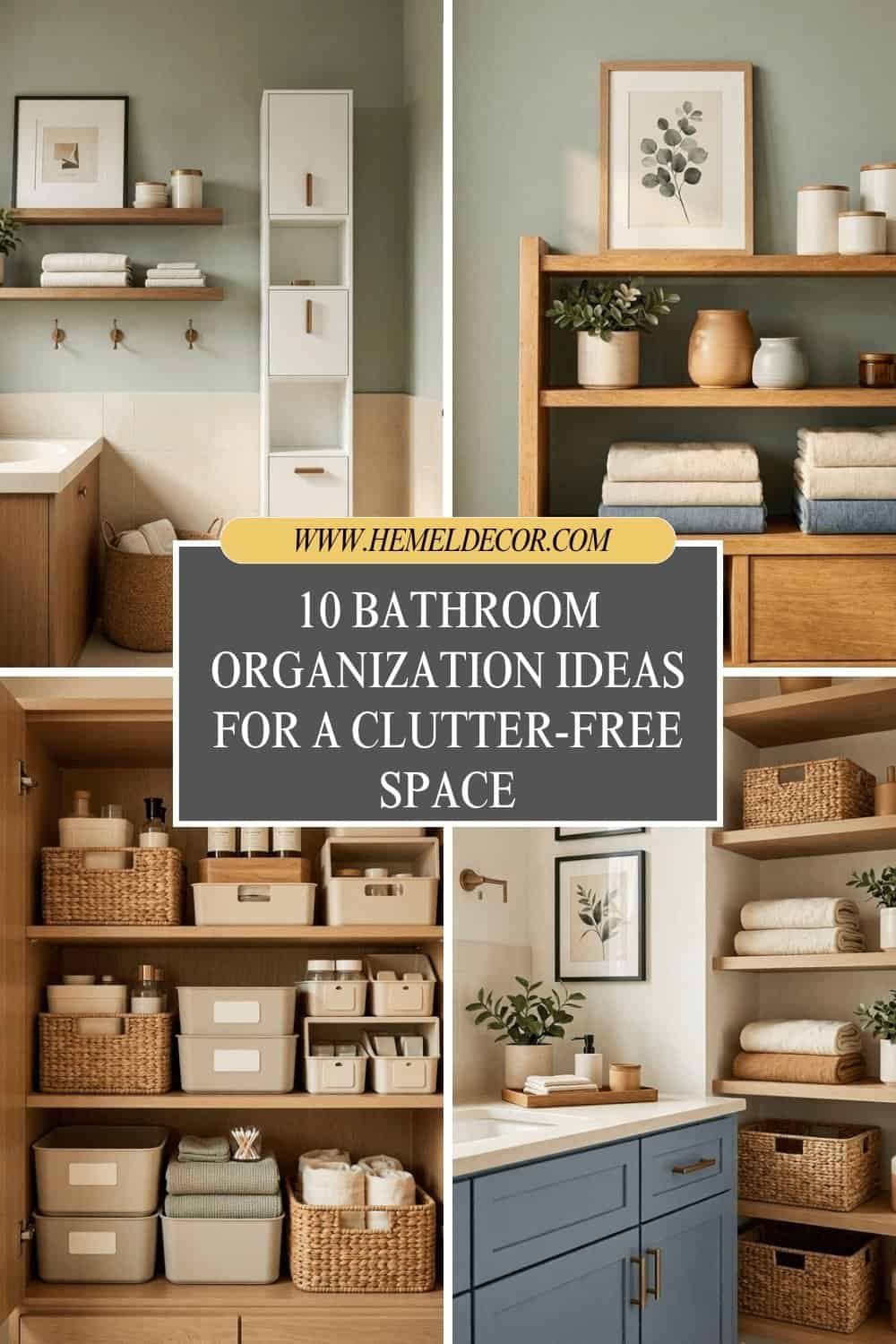bathroom organization ideas
