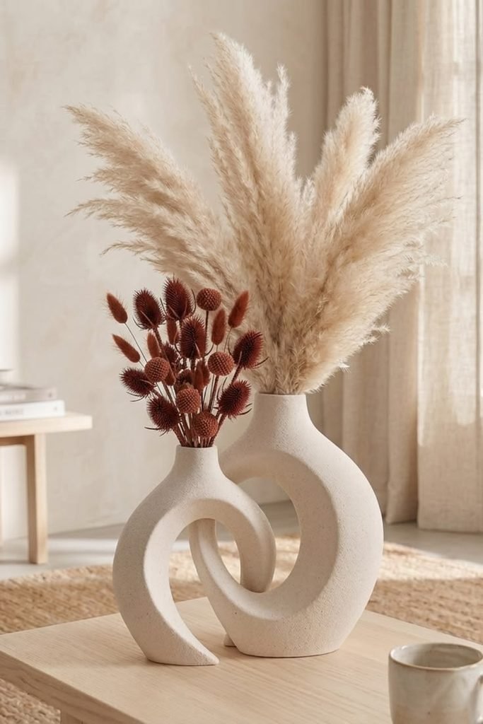 Close-up of sculptural ceramic vase/object