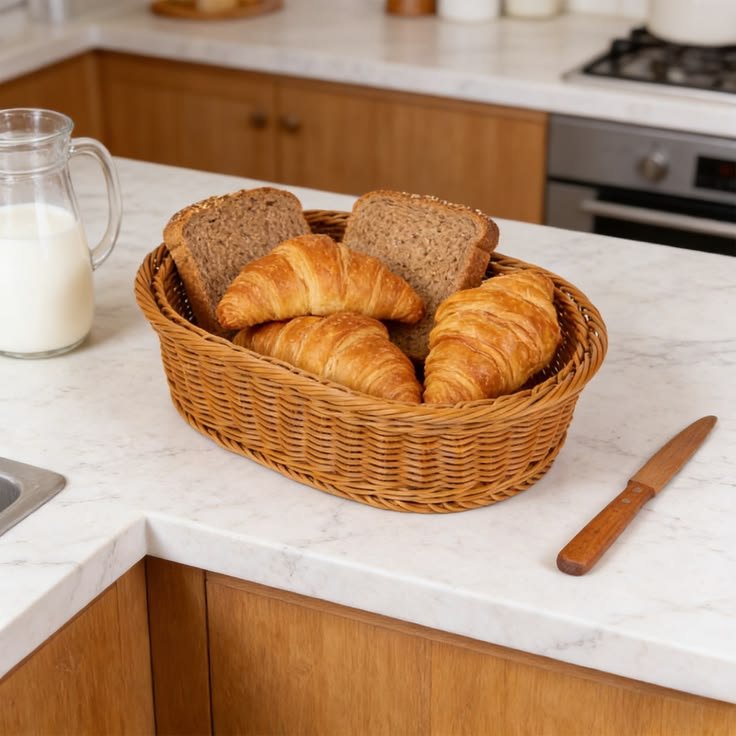 Basket dengan bread/pastry