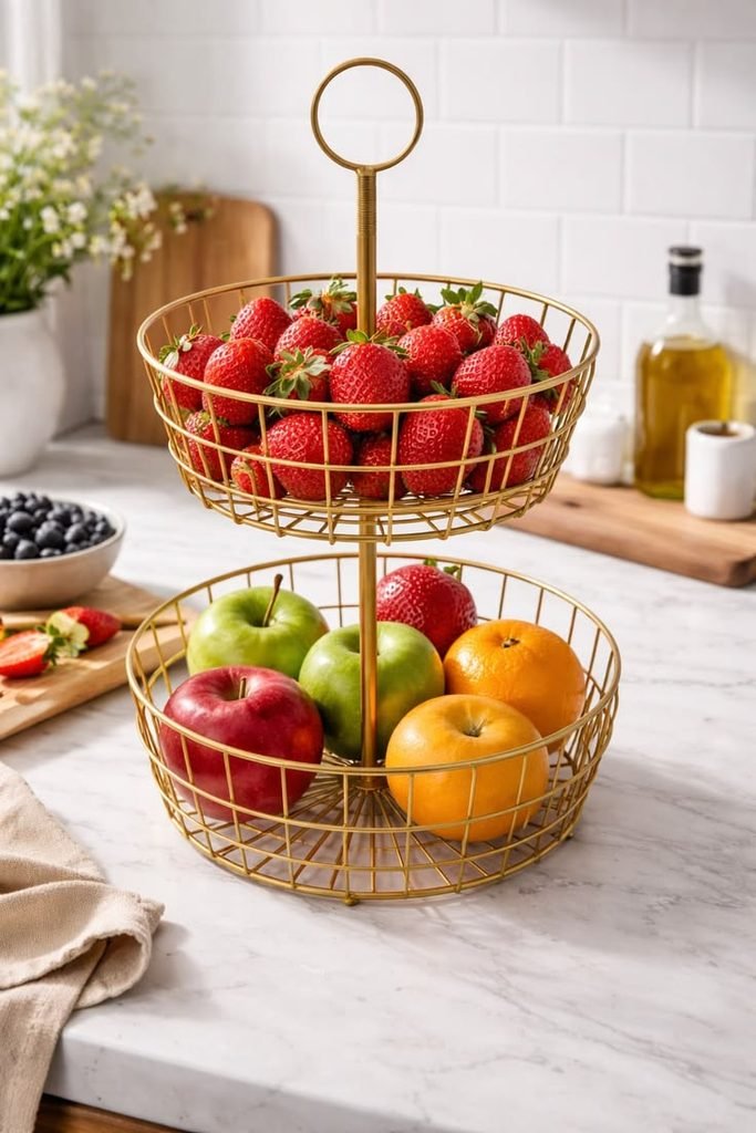 Raised fruit display