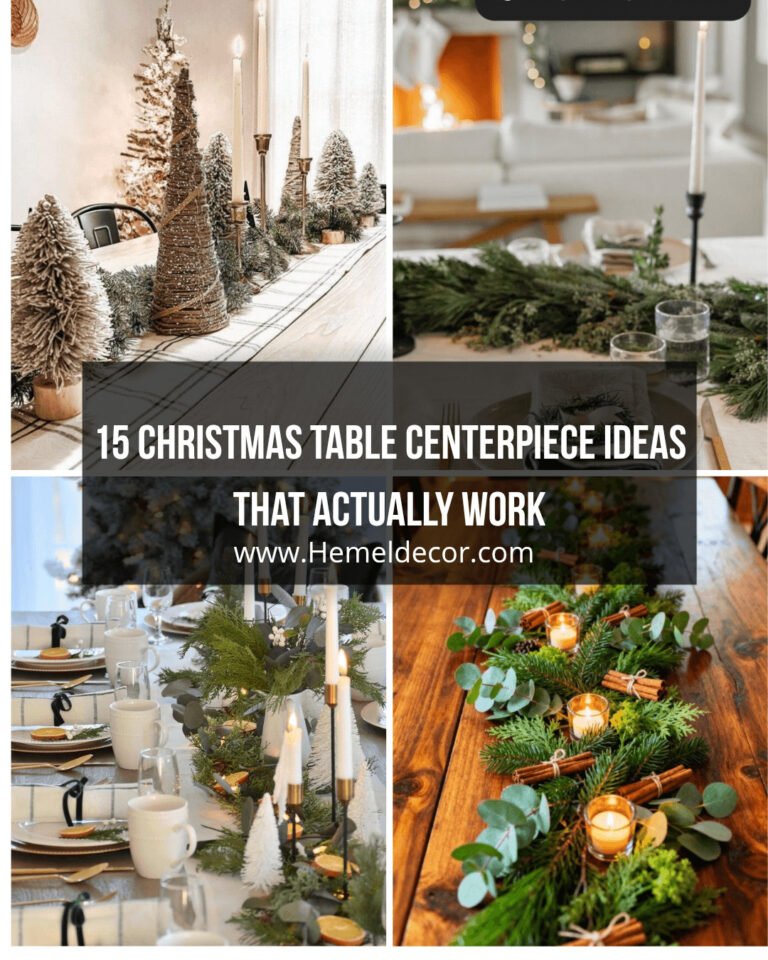 christmas table centerpiece