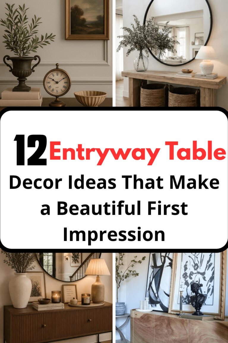 12 Entryway Table Decor Ideas That Make a Beautiful First Impression
