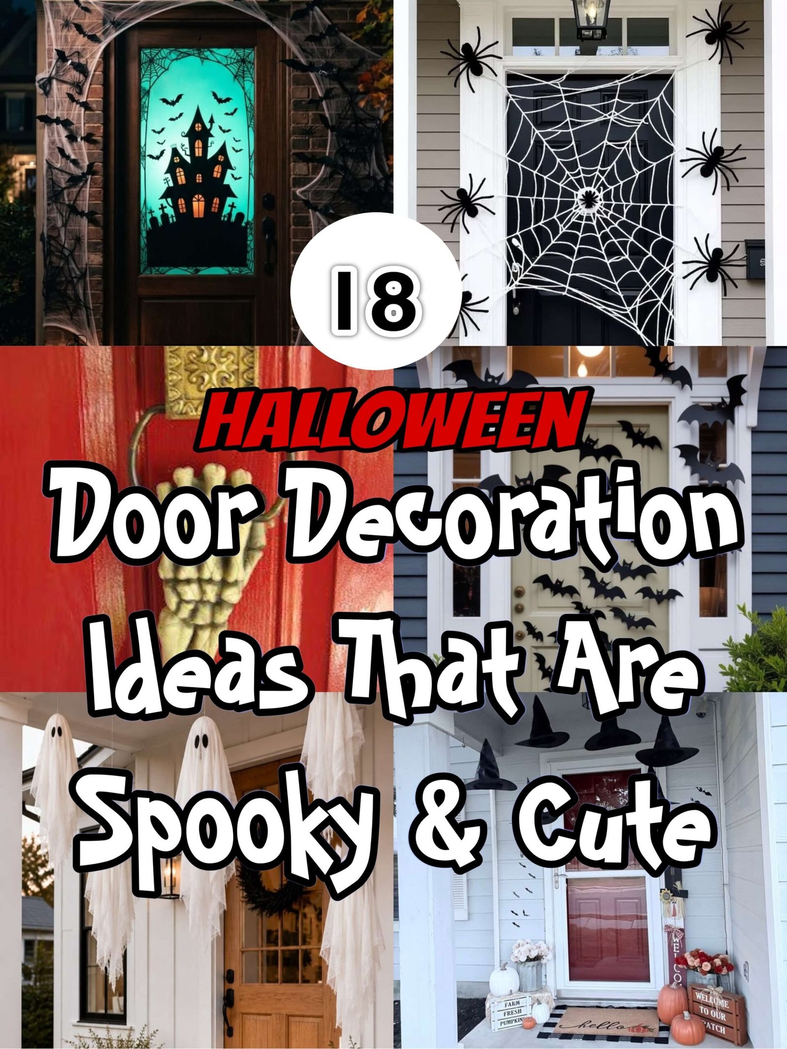 halloween door decoration