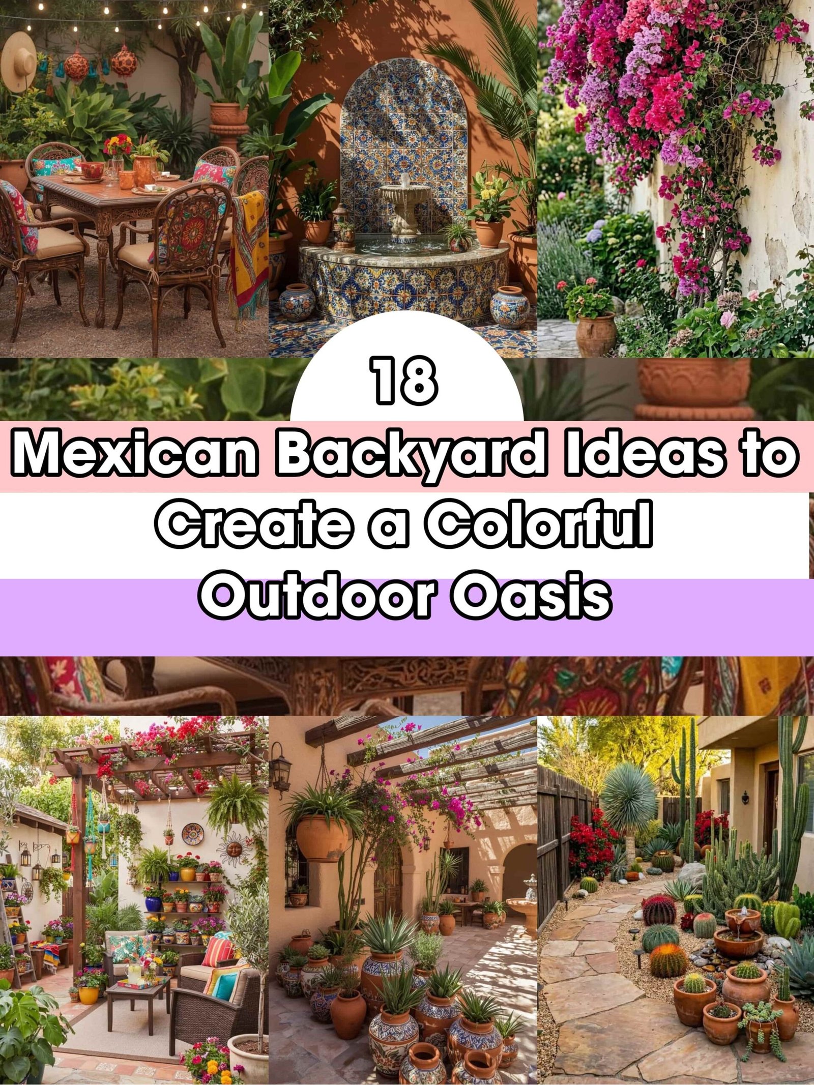 18 Mexican Backyard Ideas to Create a Colorful Outdoor Oasis